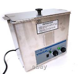 VWR Aquasonic 150HT Ultrasonic Cleaner Water Bath Heated 5.7 L (1.5 gal)