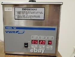 VWR Ultrasonic Cleaner Model 75D Heat & Degas