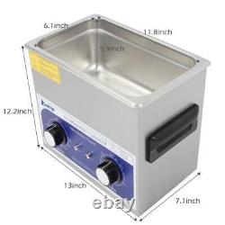 ZOKOP 6L Ultrasonic Cleaner Stainless Steel Industry Heated Heater Timer Control